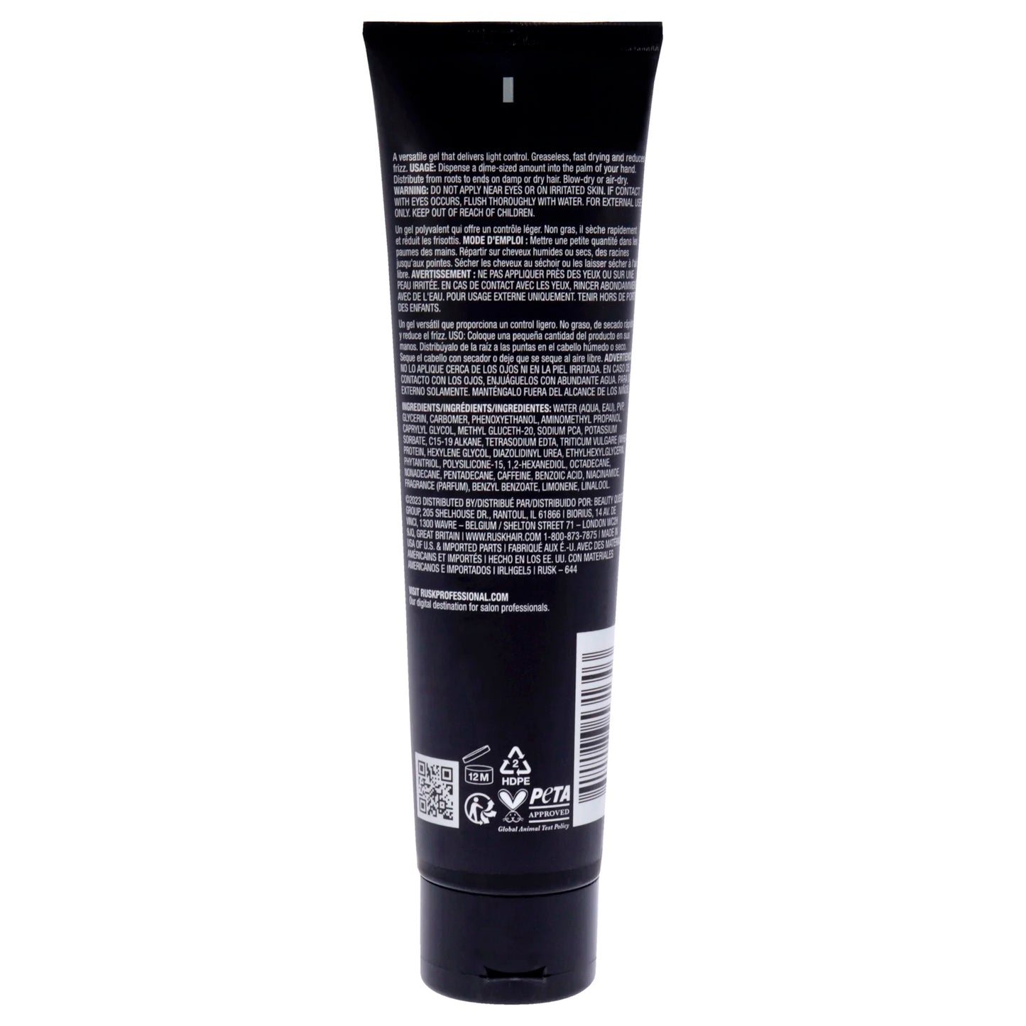 Rusk Light Hold Gel 5oz