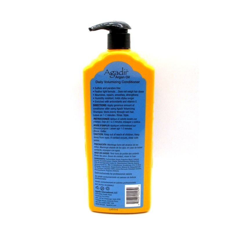 Agadir Argan Oil Daily Volumizing Conditioner 33.8 oz - Usa Pro Hair