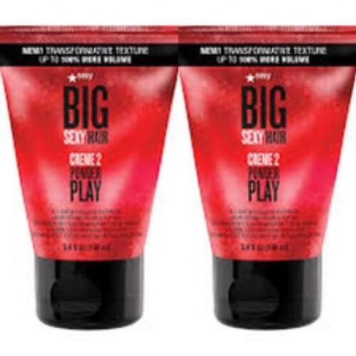Big Sexy Hair Creme 2 Powder Play All Over Volumizer & Texturizer 3.4 oz - Pack of 2 - Usa Pro Hair