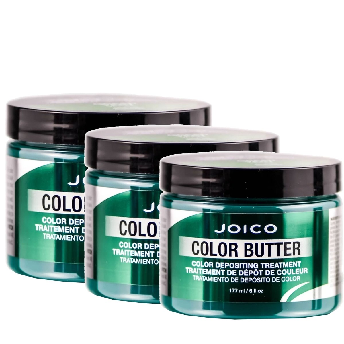 Joico Hair Color Intensity Green Color Butter 6 Oz - Pack of 3 - Usa Pro Hair