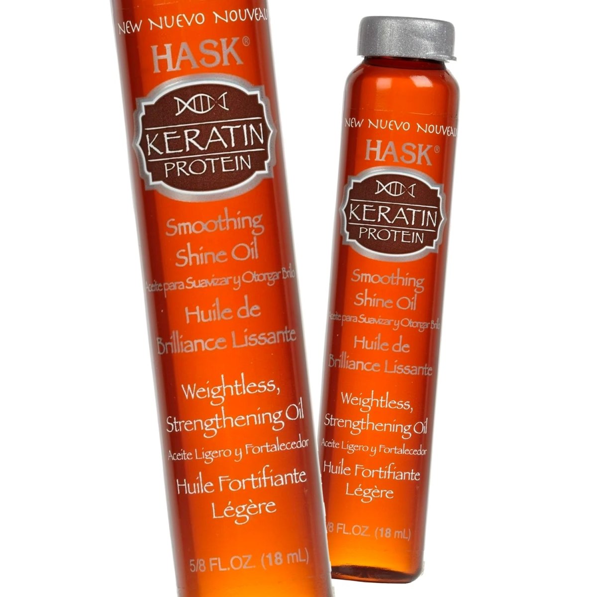 Keratin Protein Smoothing Shine Oil, 0.63fl oz - Pack of 2 - Usa Pro Hair