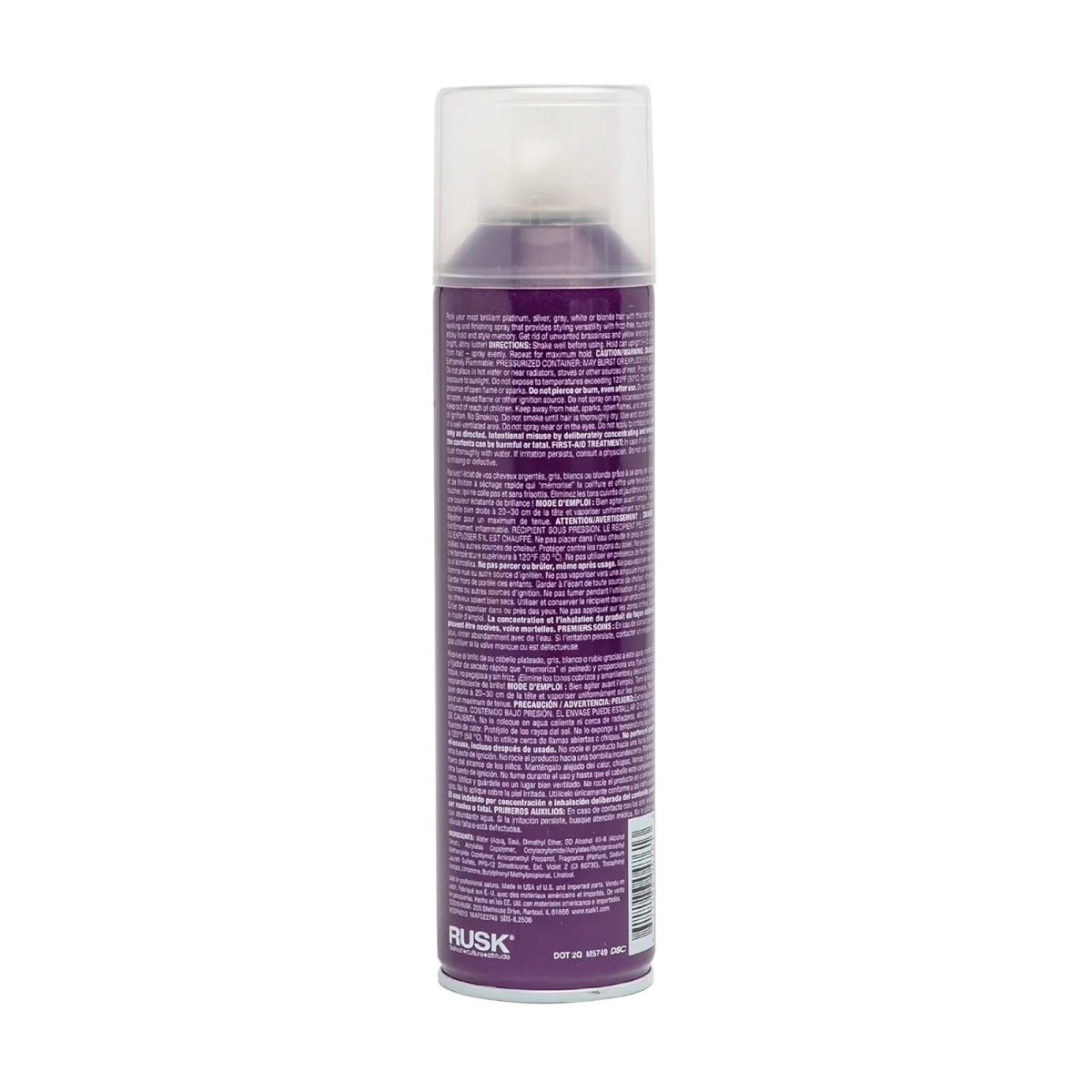 Rusk Deepshine PlatinumX Hairspray 10.2 oz - Usa Pro Hair