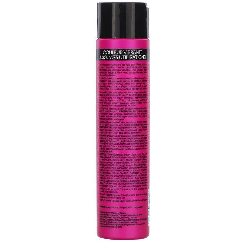 Sexy Hair Vibrant Color Lock Conditioner 10.1 oz - Pack of 3 - Usa Pro Hair