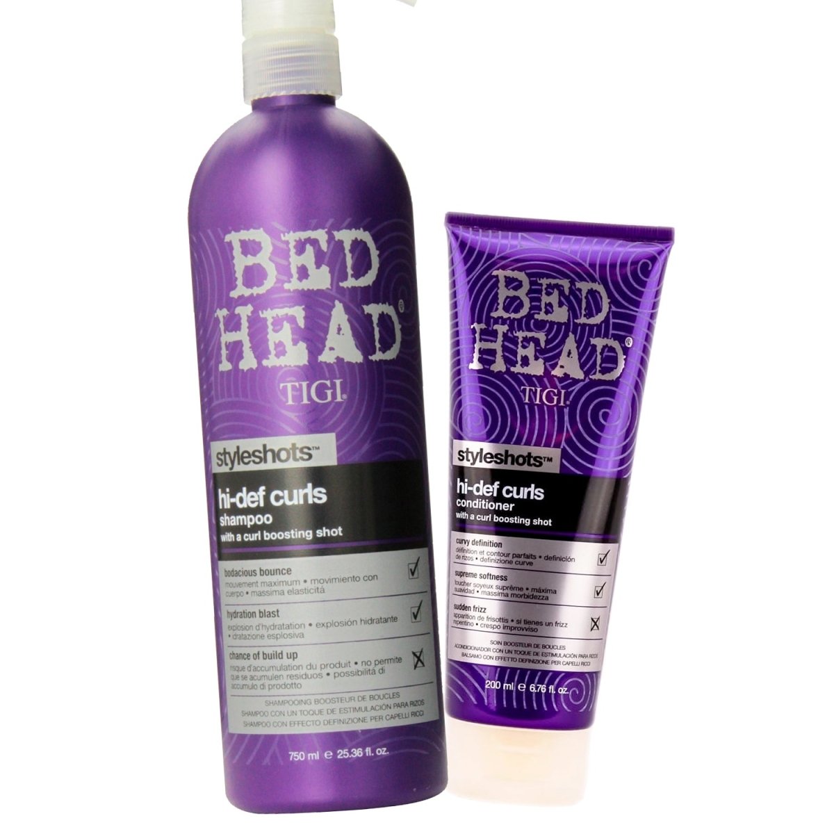 Tigi Bed Head Styleshots Hi - Def Curls Shampoo and Conditioner DUO - Usa Pro Hair