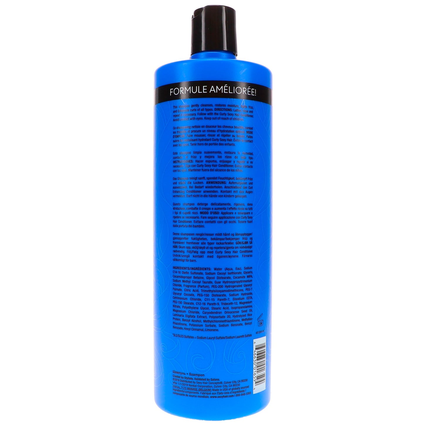 Curly SexyHair Curl Enhancing Shampoo Curly Hair 33.8oz