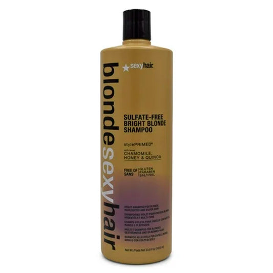 Sexy Hair Blonde Bright Blonde Shampoo Violet 33 oz.