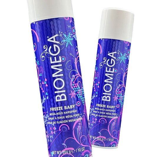 Aquage Biomega Freeze Baby Mega Hold Hairspray, 10 oz - Pack of 2