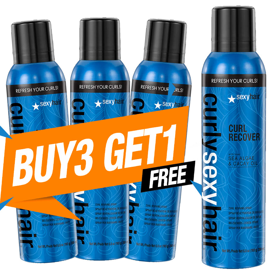 Sexy Hair Curl Recover Curl Reviving Spray 6.8 oz - Buy 3 Get 1 Free