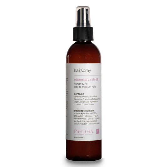 Phylloma Hairspray Rosemary + Litsea 8oz.