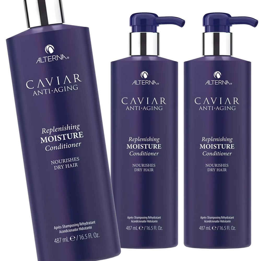 Alterna Caviar Anti - Aging Replenishing Moisture Conditioner 16.5 oz - Pack of 3 - Usa Pro Hair