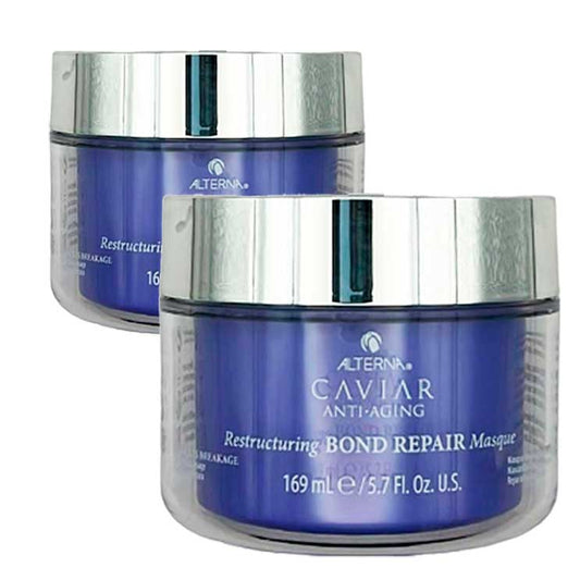 Alterna Caviar Anti - Aging Restructuring Bond Repair Masque 5.7oz - Pack of 2 - Usa Pro Hair