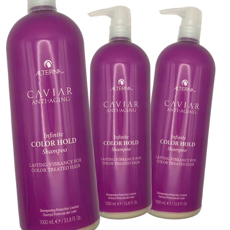 Alterna Caviar Infinite Color Hold Shampoo 33oz - Pack of 3 - Usa Pro Hair