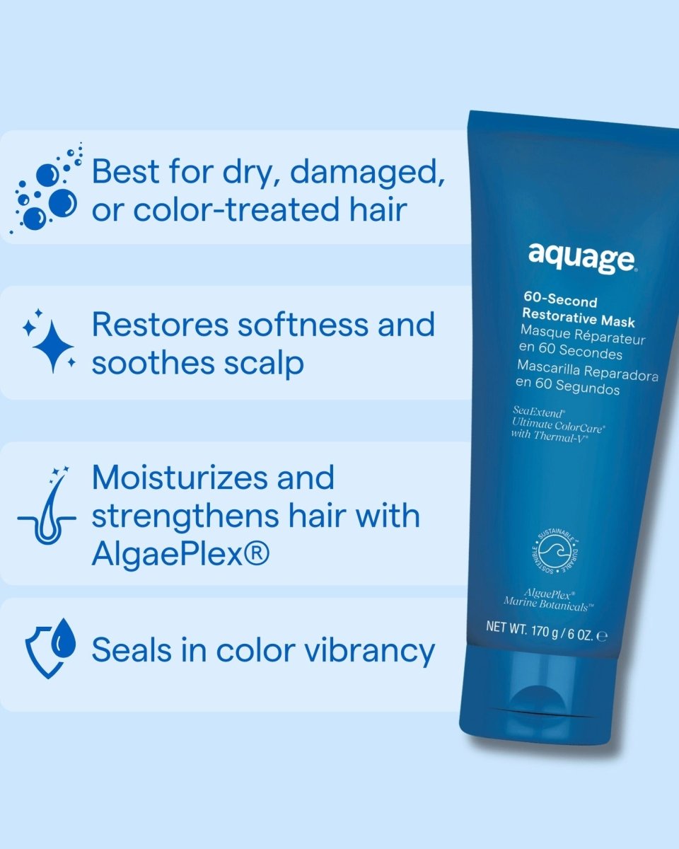 Aquage 60 - Second Restorative Mask 6 oz - Usa Pro Hair