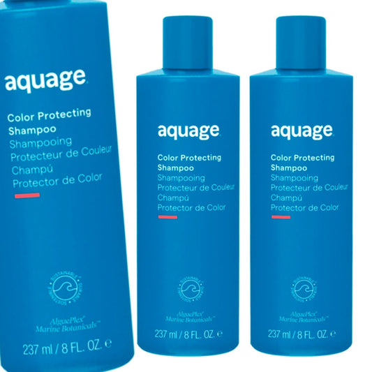Aquage Color Protecting Shampoo 8 oz - Pack of 3 - Usa Pro Hair