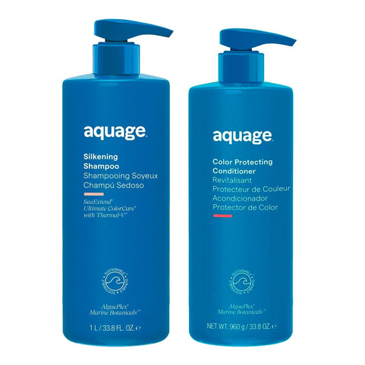 Aquage Color Protecting Shampoo & Conditioner 33.8 oz DUO - Usa Pro Hair
