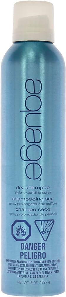 Aquage Dry Shampoo Style Extending Spray 8 oz - Pack of 2 - Usa Pro Hair