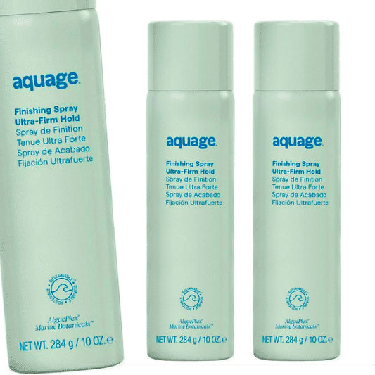 Aquage Finishing Spray Ultra - Firm Hold 10oz LVOC - Pack of 3 - Usa Pro Hair
