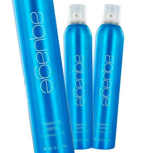 Aquage Freezing Hairspray, 10 oz Pack of 3 - Usa Pro Hair