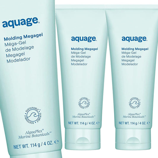 Aquage Molding Megagel 4 oz - Pack of 3 - Usa Pro Hair