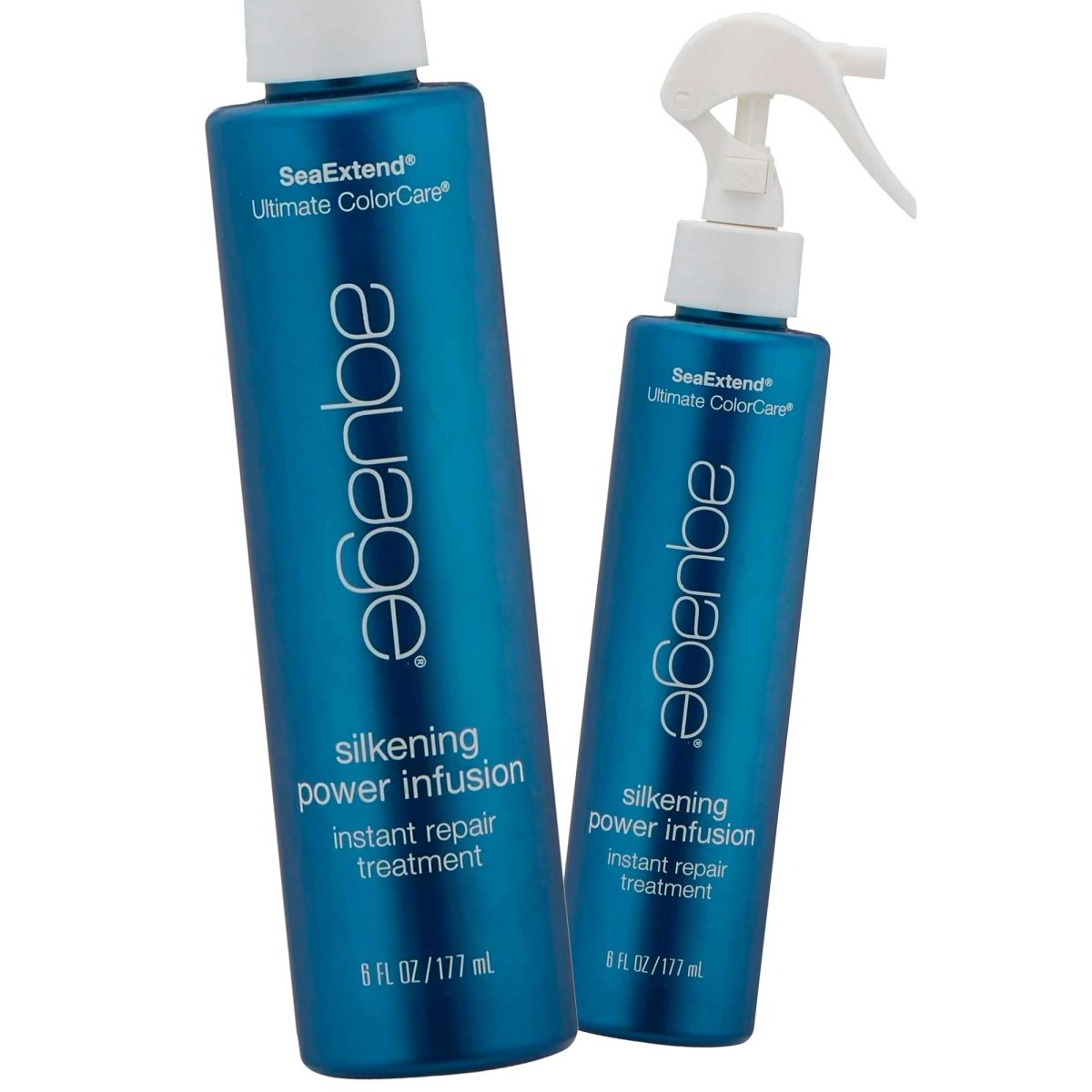 Aquage Sea Extend Silkening Power Infusion 6 oz - Pack of 2 - Usa Pro Hair