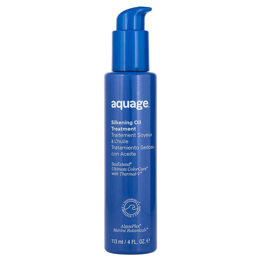 Aquage SeaExtend Silkening Oil Treatment, 4 oz - Pack of 3 - Usa Pro Hair