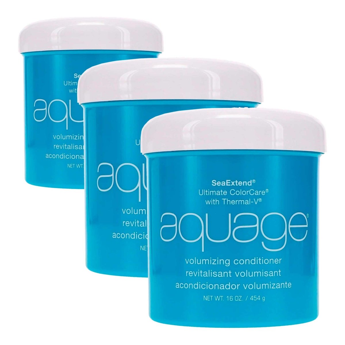 Aquage SeaExtend Volumizing Conditioner 16 oz - Pack of 3 - Usa Pro Hair