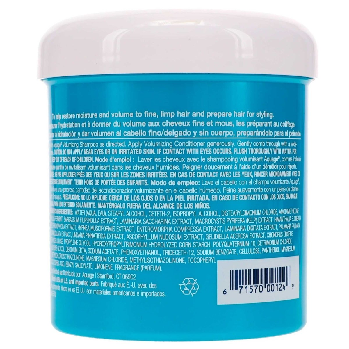 Aquage SeaExtend Volumizing Shampoo 33.8oz + Conditioner 16 oz DUO - Usa Pro Hair