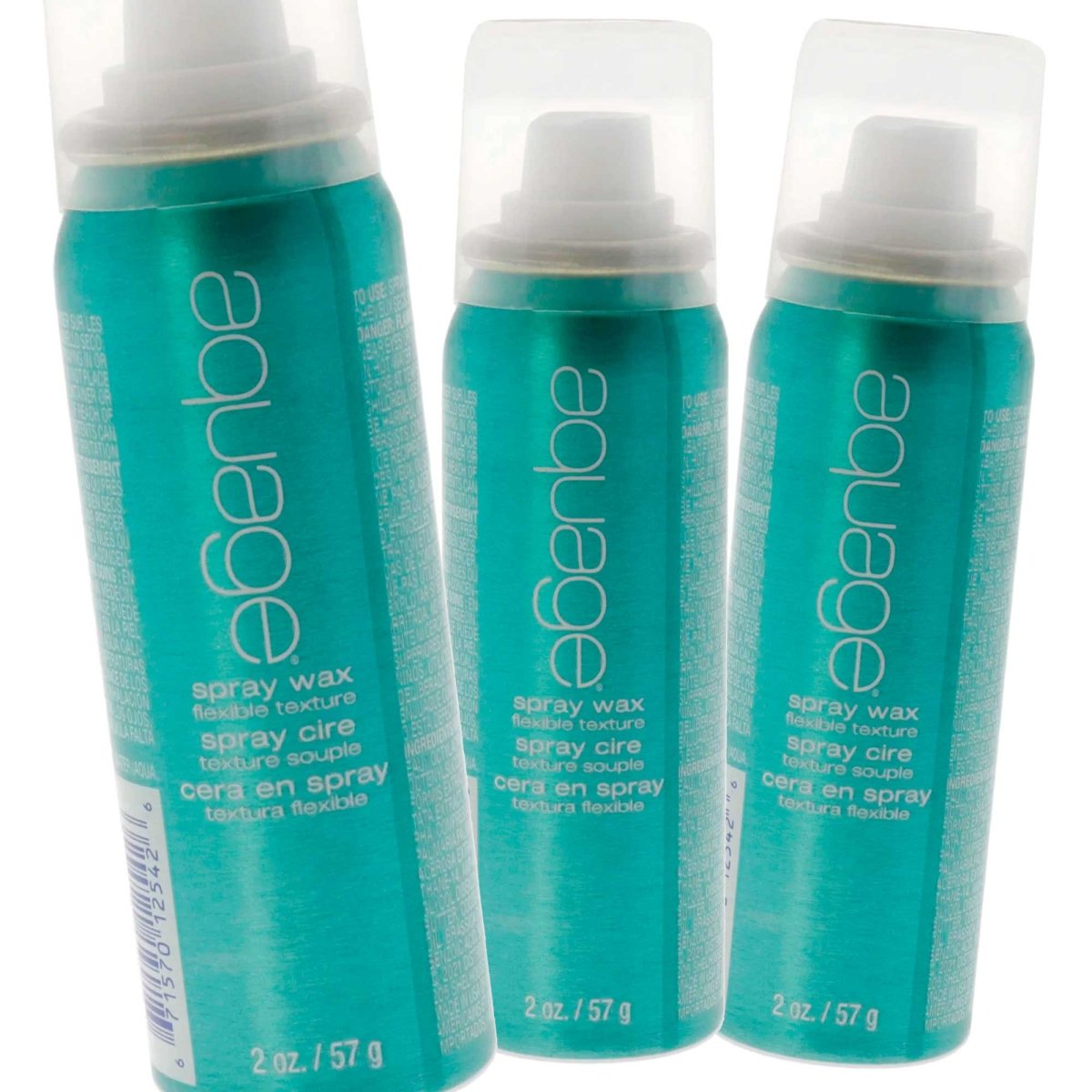 Aquage Spray Wax 2 oz Travel Size - Pack of 3 - Usa Pro Hair