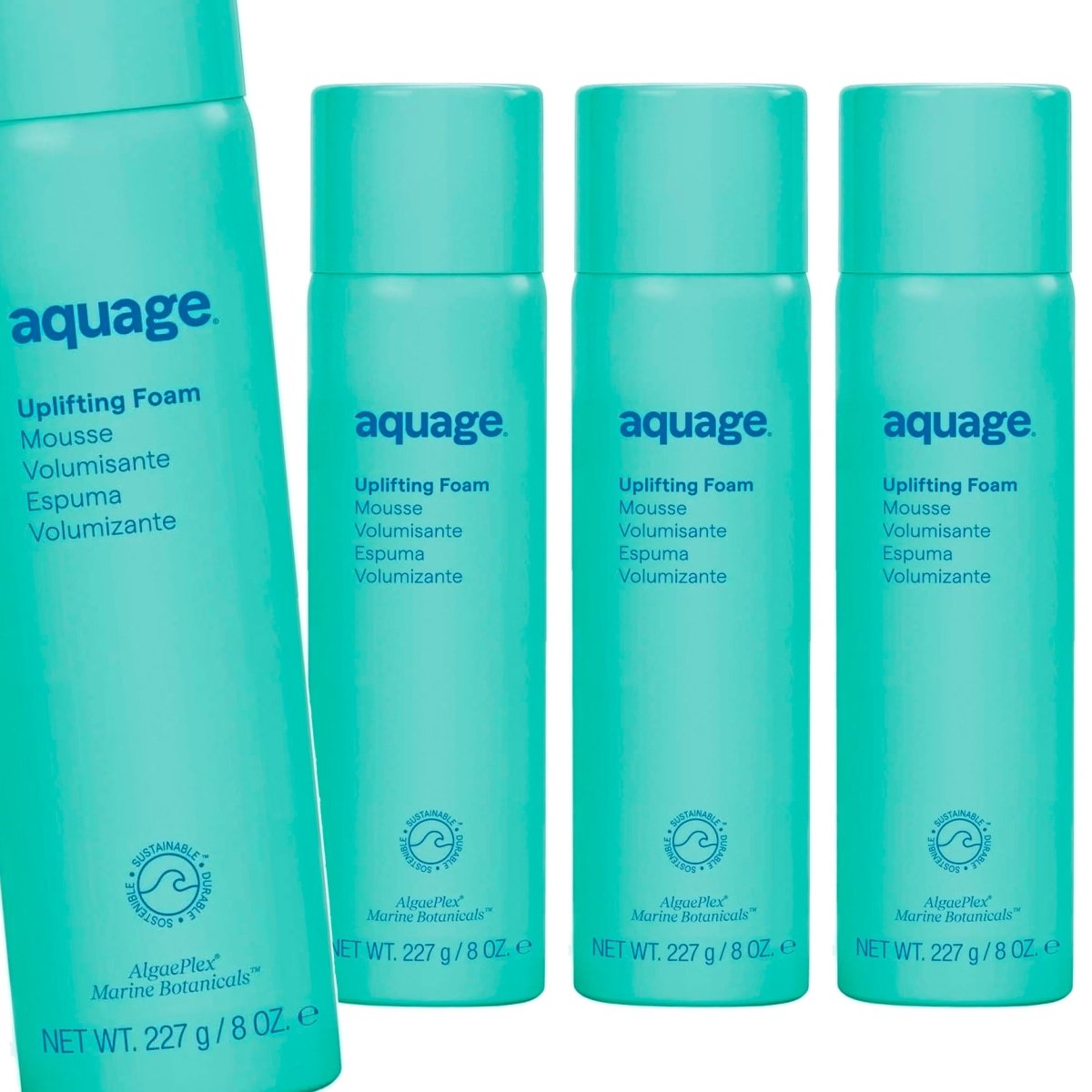 Aquage Uplifting Foam Mousse 8 oz - Pack of 4 - Usa Pro Hair