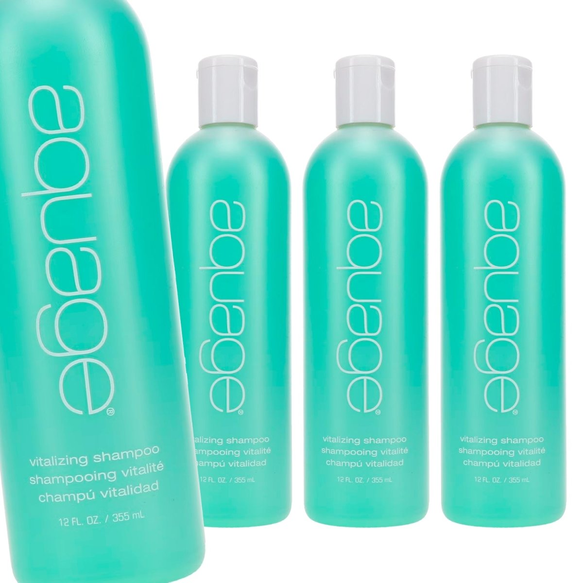 Aquage Vitalizing Shampoo 12 oz - Pack of 4 - Usa Pro Hair