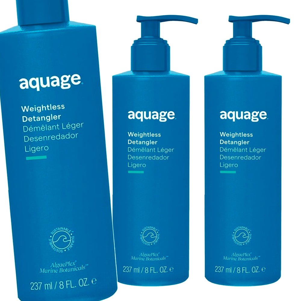 Aquage Weightless Detangler 8 oz - Pack of 3 - Usa Pro Hair