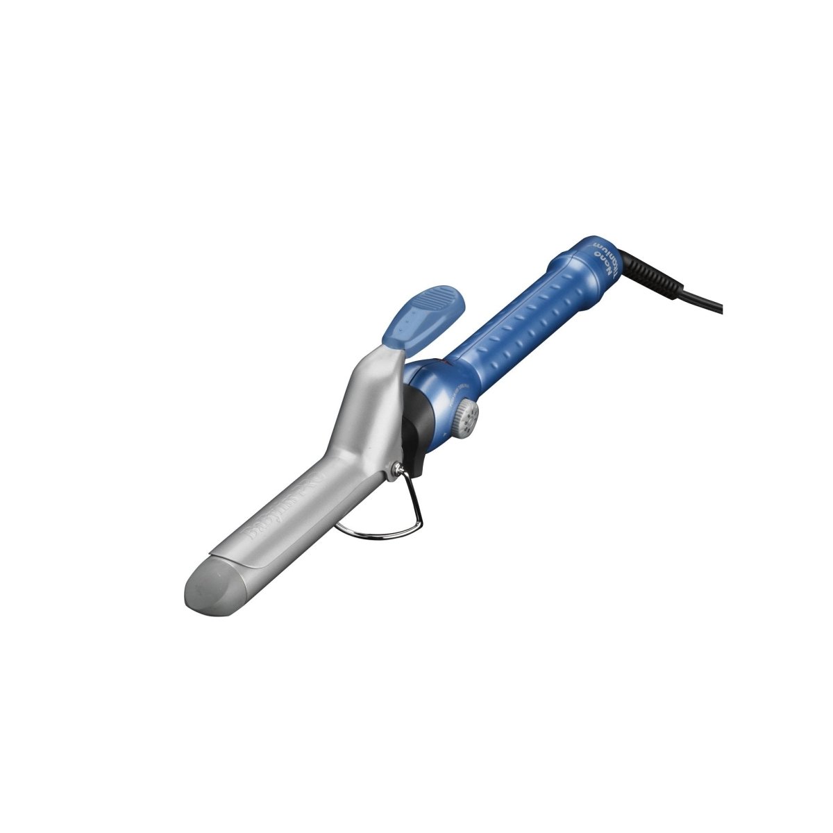 BabylissPro Nano Titanium 1 1/4" Ionic Flat Iron & 1" Spring Curling Iron Set - Usa Pro Hair