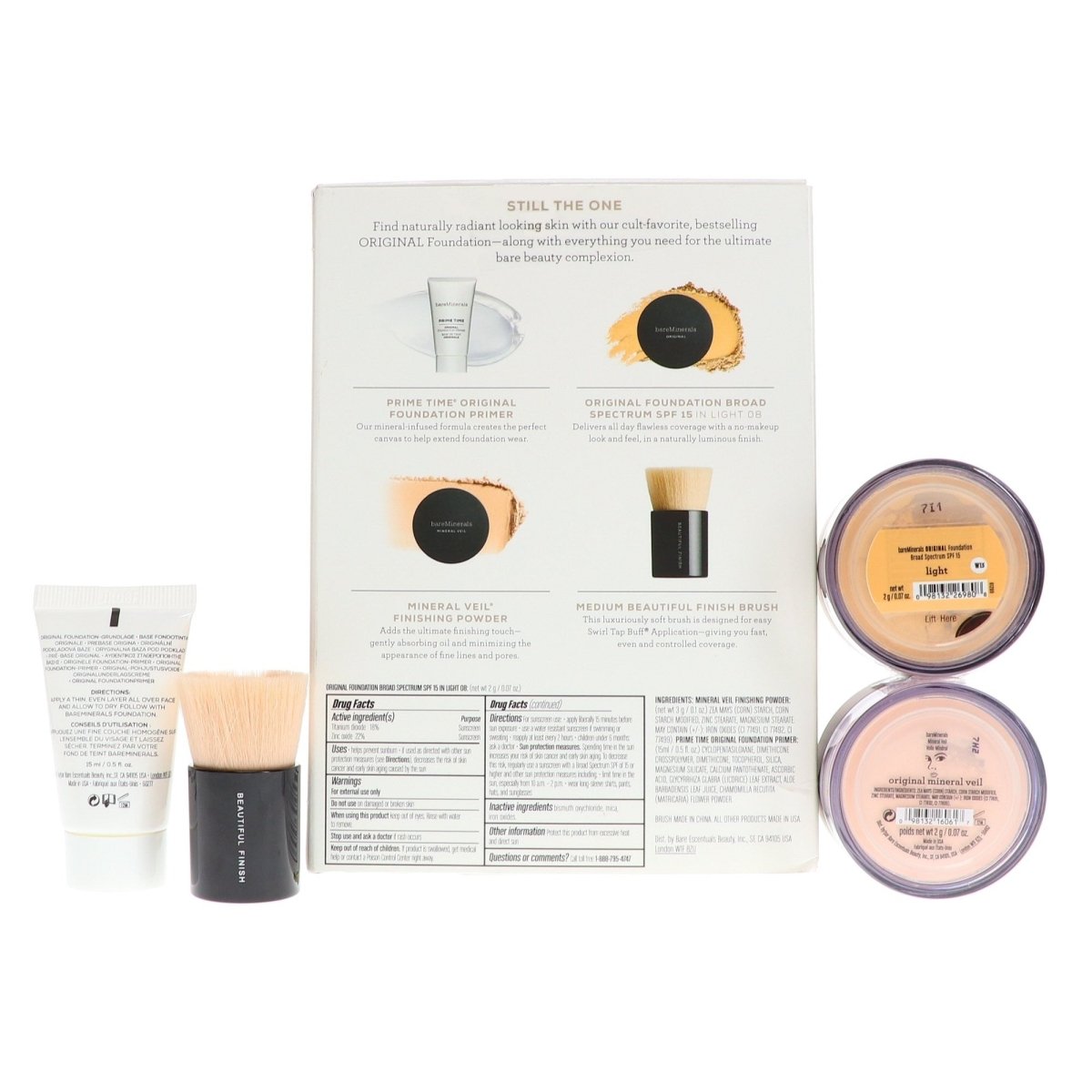 BareMinerals Nothing Beats The Original Get Started 4 Piece Set, Light 08 - Usa Pro Hair