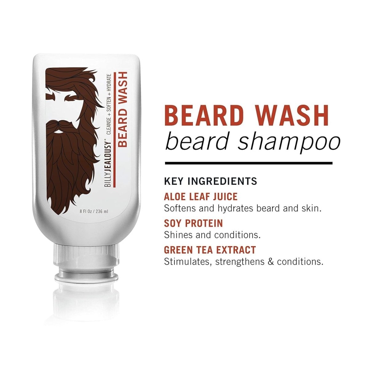 Billy Jealousy Beard Wash 8oz - Usa Pro Hair