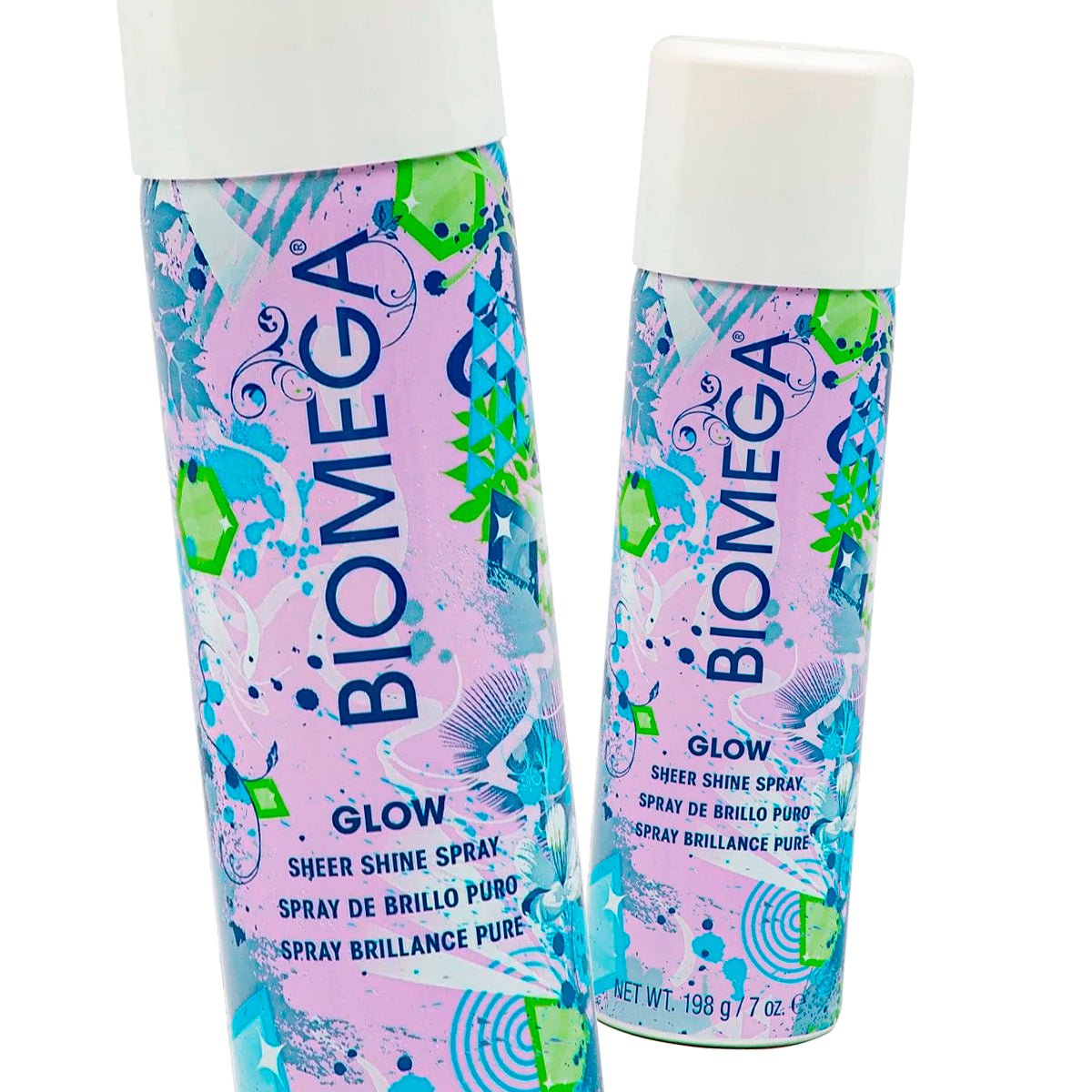 Biomega Glow Sheer Shine Spray 7oz - Pack of 2 - Usa Pro Hair