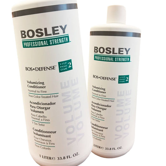 Bos ley Professional Strength Bos Defense Volumizing Conditioner 33.8oz - Pack of 2 - Usa Pro Hair