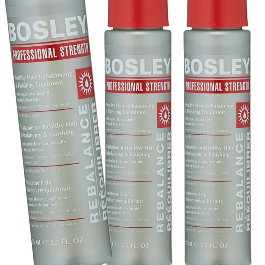 Bosley Healthy Hair Rebalancing & Finishing Treatment 2.5 oz - Pack of 3 - Usa Pro Hair