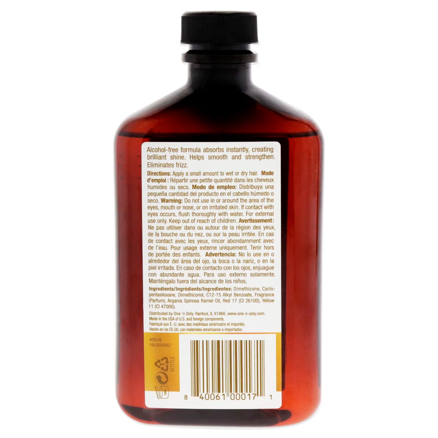 One 'N Only Argan Oil 8oz