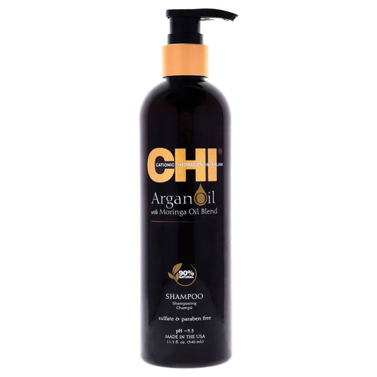 CHI Argan Oil Plus Moringa Oil Shampoo 12 oz - Usa Pro Hair