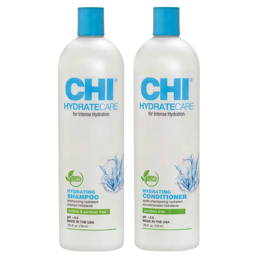 CHI Hydrate Care Shampoo & Conditioner 25oz Duo - Usa Pro Hair