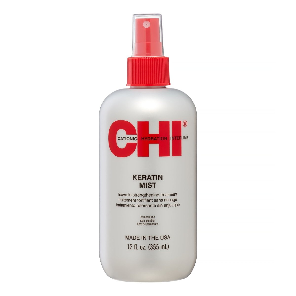 Chi Keratin Mist Leave - In Strengthening Treatment, 12 Fl Oz - Usa Pro Hair