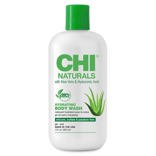 CHI Naturals With Aloe Vera Hydrating Body Wash 12oz - Usa Pro Hair