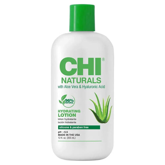 CHI Naturals with Aloe Vera Hydrating Lotion 12oz - Usa Pro Hair