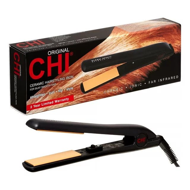CHI Original Ceramic Hair Straightening Flat Iron, 1" - Usa Pro Hair