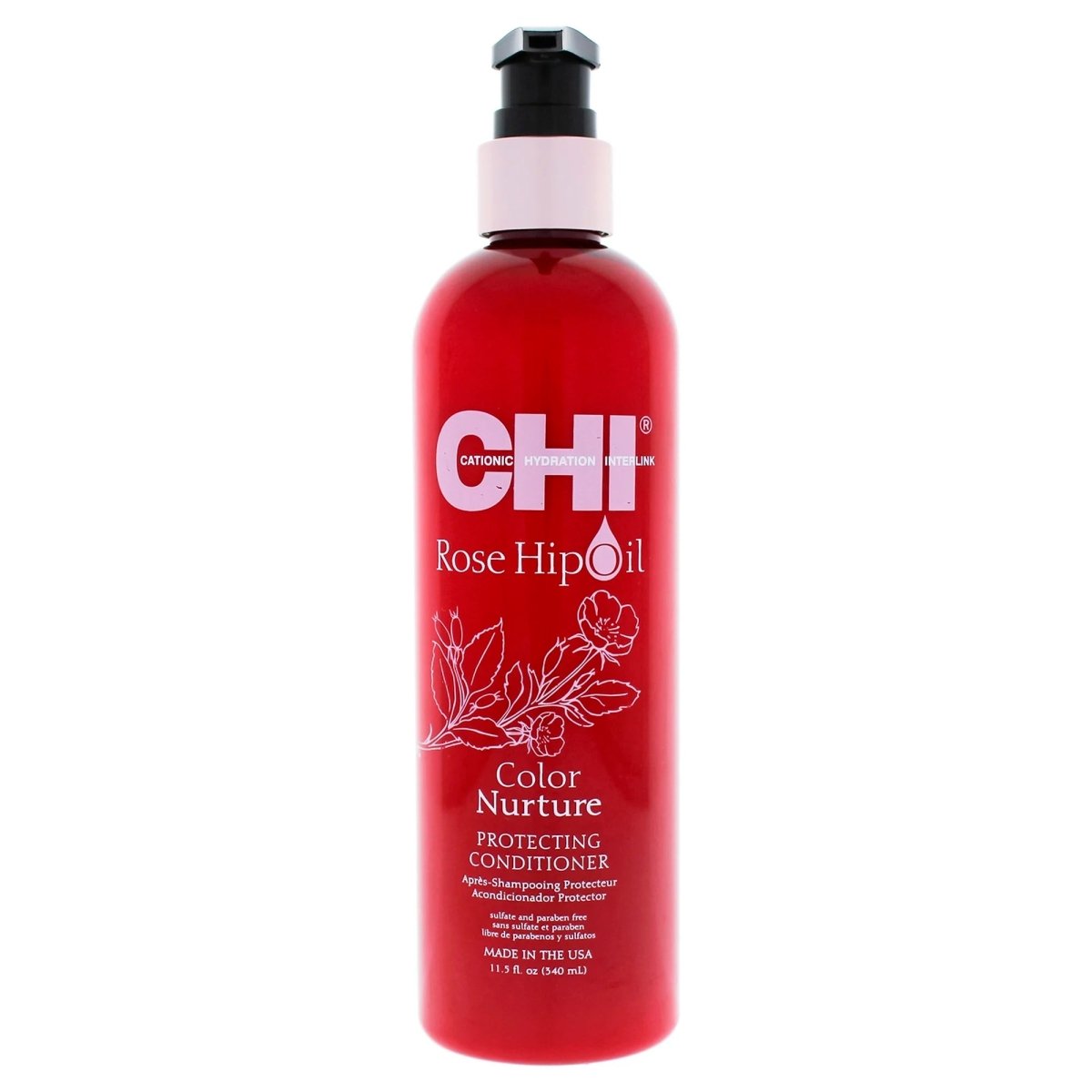 CHI Rose Hip Oil Color Nurture Protecting Conditioner 11 oz - Usa Pro Hair