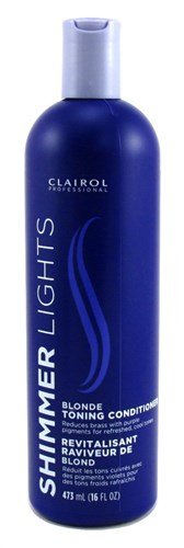 Clairol Shimmer Lights Conditioner Blonde Toning 16oz - Usa Pro Hair