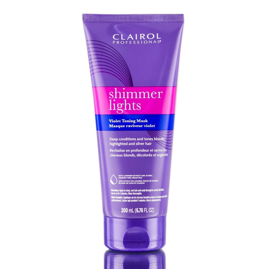 Clairol Shimmer Lights Violet Toning Mask 6.7 oz - Usa Pro Hair