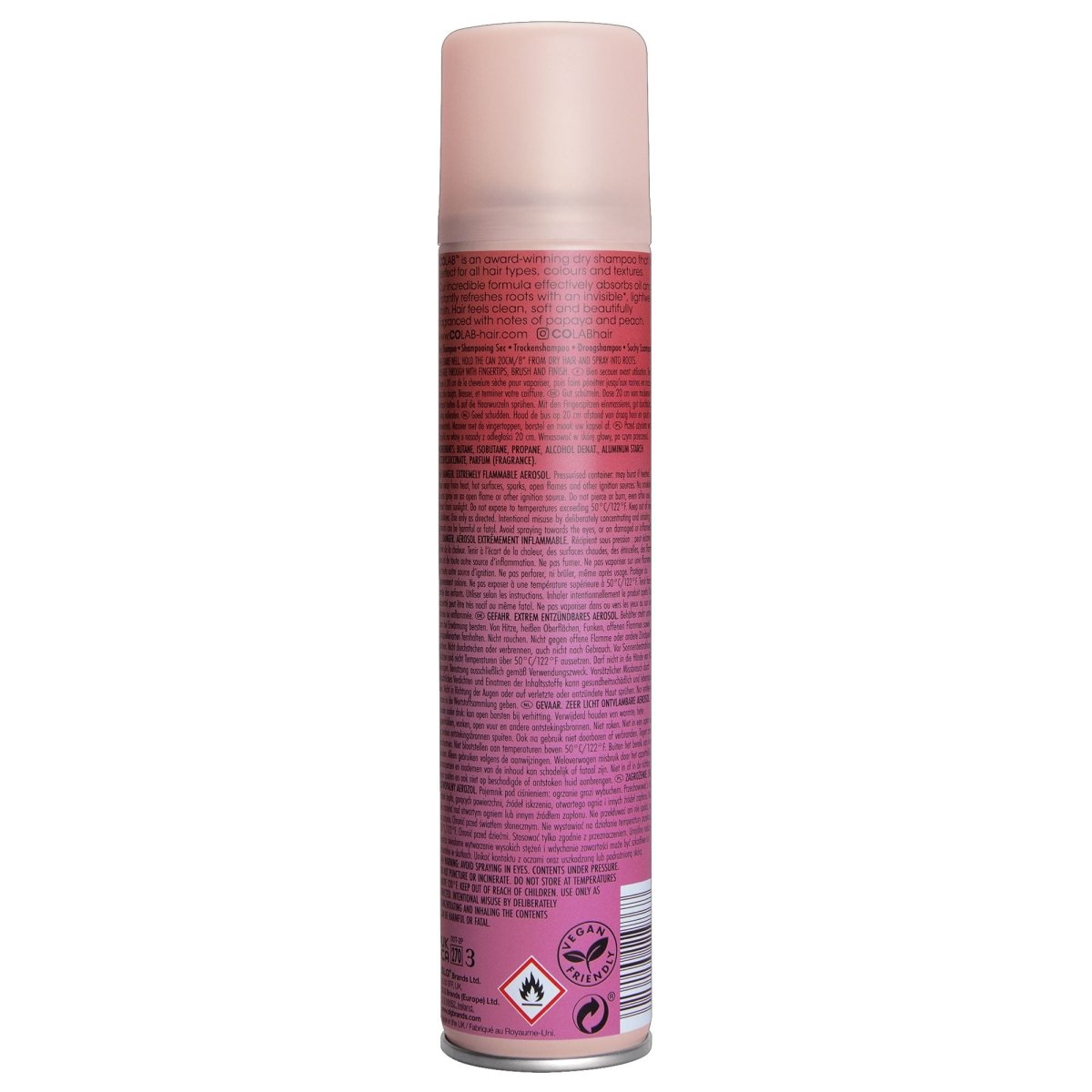 COLAB Dry Shampoo Tropical Fragrance, 6.7 oz - Usa Pro Hair