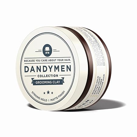 Dandymen Hair Pomade Grooming Clay - 3.4oz - Usa Pro Hair