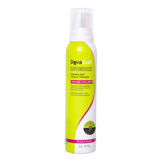 Deva Curl Super Mousse Moisture - rich Coconut Volumizer Texture & Volume 5 Oz - Usa Pro Hair